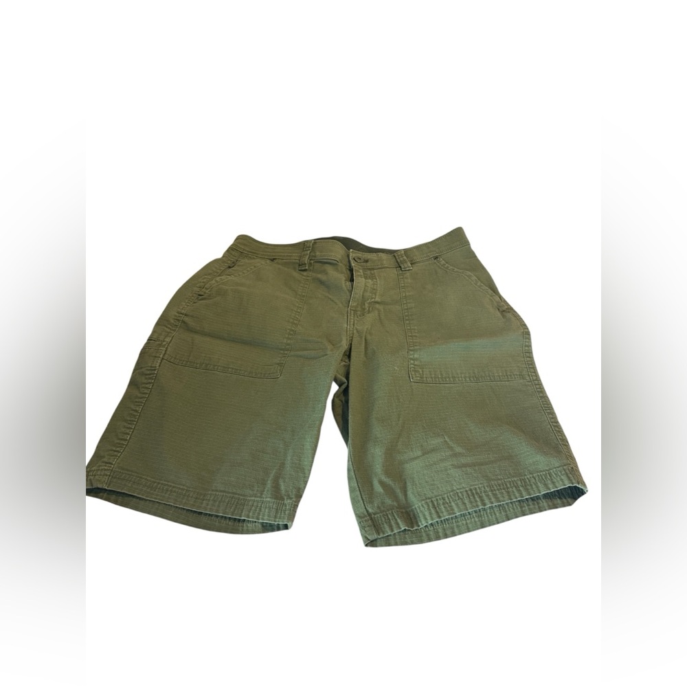 Weatherproof Men's Green Cargo Shorts Cotton SZ 32 - Picture 4 of 7